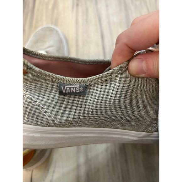 Vans Camden Sneakers Womens Size 9 Chambray Gray / English Rose Gray Skate Shoes - Picture 6 of 8